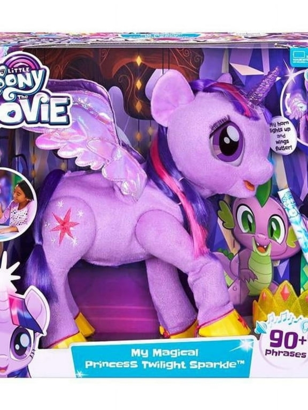 My Little Pony Toy Talking & Singing Twilight Sparkle, Soft Interactive Toy NIB